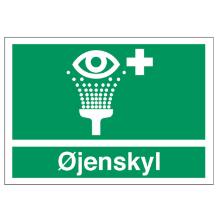 Sign H432 &Oslash;jenskyl 210x297 plastic product photo