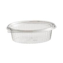 Bæger 97009 oval klar PET 250ml 148x112x45mm m/låg product photo