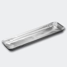 Foil tray 7372 straight aluminum 700ml 390x105x21mm product photo