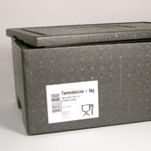 Transportkasse termo gr&aring; EPS 40l 595x385x260mm m/l&aring;g product photo