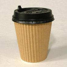 Kaffeb&aelig;ger brun 30cl / 12oz &Oslash;90mm ripple wrap product photo