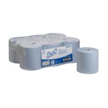 Handtowel roll KC Scott Essential Airflex Blue 350m 1 ply product photo