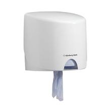 Paper roll dispenser KC Aquarius Centrefeed white plastic product photo