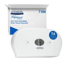 Dispenser toiletrulle KC Scott Control hvid product photo