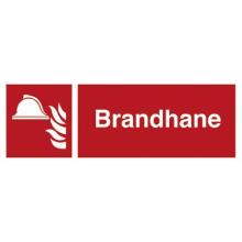 Skilt H422 Brandhane 140x420 plast product photo