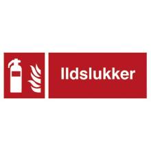 Skilt H434 Ildslukker 140x420 plast product photo