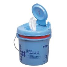 Dispenser bucket wiping cloth KC Wettask blue plastic product photo