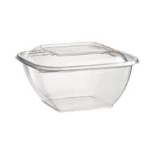 Square bowl clear RPET 1500ml 190x190x80mm product photo