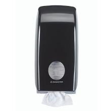 Dispenser toiletark KC Aquarius foldet sort plast product photo