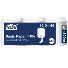 Centerfeed roll Tork Basic M2 white 300m 1 plys product photo