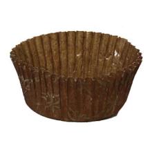 Kagekapsel nr. 9 brun m/guldtryk 22x45mm product photo
