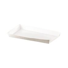Sausage tray white cardboard 200x90x20mm with edge 220g product photo