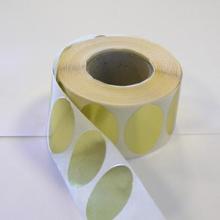 Etiket til tryk 40x27 guld oval neutral m/lak product photo