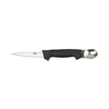 Frosts Gutting and Cleaning knife 118mm medium with spoon black propylene handle product photo