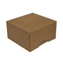 Cakebox brown/white 230x230x120mm Q-lock no coating inside product photo