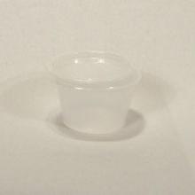 Lid round clear LDPE f/40ml dressing cup product photo