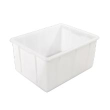 Stabelkasse hvid plast 23l 420x320x210mm product photo