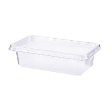 Container K2182-1F rect clear PP 605ml 179x98x50mm product photo