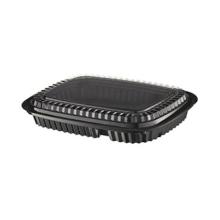 Lunchbakke Royal rekt sort RPET 2-rums 550ml 260x190x29mm 62902 product photo