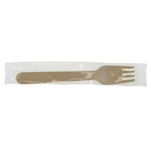 Birch wood fork 155mm single wrapped in foil product photo