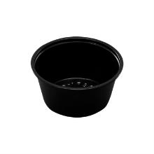 Black PP cup 90ml &Oslash;74x32mm product photo