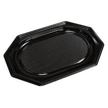 Black PET dish 250x350mm 8-side product photo