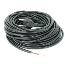 Ledning 15m sort m/støbt stik til Nilfisk støvsuger GD930/VP930 product photo