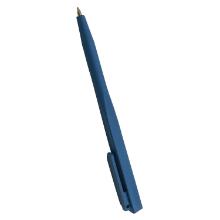 Kuglepen detekterbar plast one piece m/clips bl&aring;-sort product photo