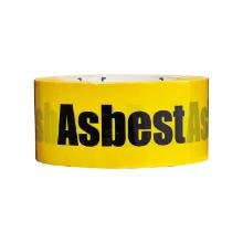 Tape yellow PP 48mmx66m - ASBEST negative print product photo