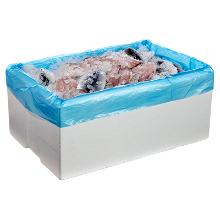 Inner bag blue LDPE 620/250x1300mm 25mic antistatic without holes A318X product photo