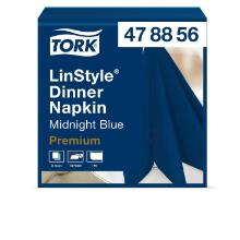 Napkin Tork LinStyle midnight blue 4-fold 39x39cm 1 layer product photo