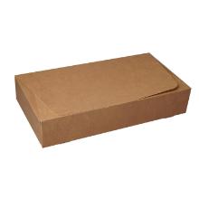 Sandwich box brown/white cardboard 321x170x60mm product photo