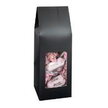 Box w/window 82x72x230mm black carton/matt PE product photo
