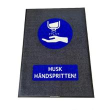 Floor mat with logo Husk h&aring;ndspritten! 90x150cm product photo