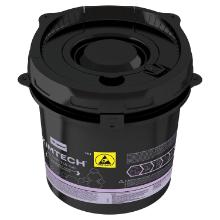 Wettask roll wiper dispenser bucket black plastic ESD Safe product photo
