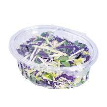 Salad cup CaterSource clear rPET 500 ml 127x160x57mm with hinged lid product photo