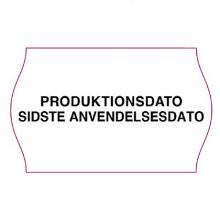 Label 26x16mm Produktionsdato Sidste anvendelsesdato wave frost glue product photo