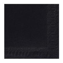 Serviet Duni 1/4 fold sort 40x40cm 3-lag product photo