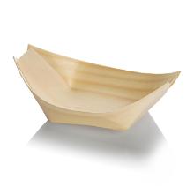 Bowl boat-shape 80x45x20mm wood product photo