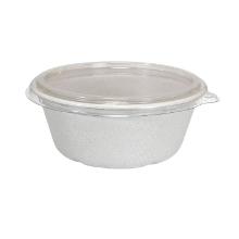 Round bowl bagasse nature 500ml &Oslash;150x60mm Pulp PFAS free product photo