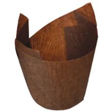 Muffinsform Mini tulipan brun 100x100mm &Oslash;35mm product photo