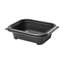 Mikrobakke Hot Deli gr&aring; PP 375ml 159x127x44mm product photo