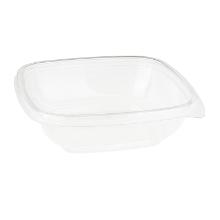 Bowl square clear RPET 250ml 120x120x38mm product photo