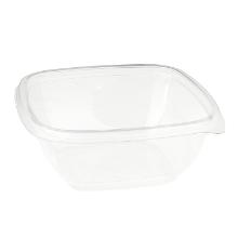 Bowl square clear RPET 375ml 120x12x50mm product photo