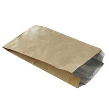 Grill bag 160x65x310+20mm brown kraft paper with alu inside product photo