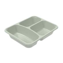 Evolve CPET food container 227x178x43mm 3 comp. for oven product photo