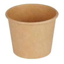 Dressing b&aelig;ger rund brun 90ml/3oz &Oslash;62x50mm kraft pap m/PE indvendig product photo