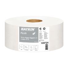 Toiletrulle Katrin Plus Gigant M2 Flushable hvid 310m 2 lag product photo
