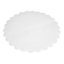 Fadpapir rund hvid &Oslash;180mm pr&aelig;get product photo