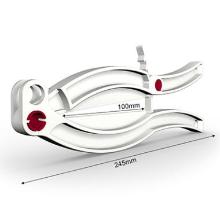 Poselukker 245mm med l&aring;seknap hvid product photo